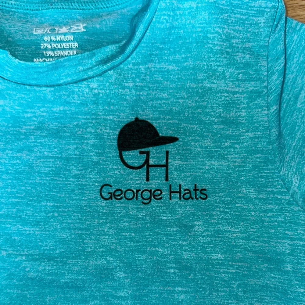 George Turquoise Long Sleeve Rashguard Swim Top - Picture 3 of 8